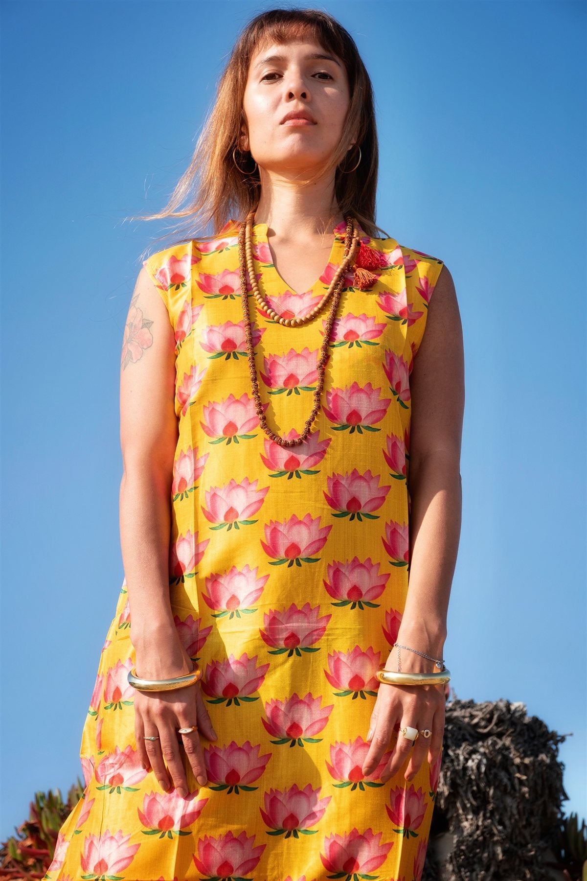 Lotus Print Tunic
