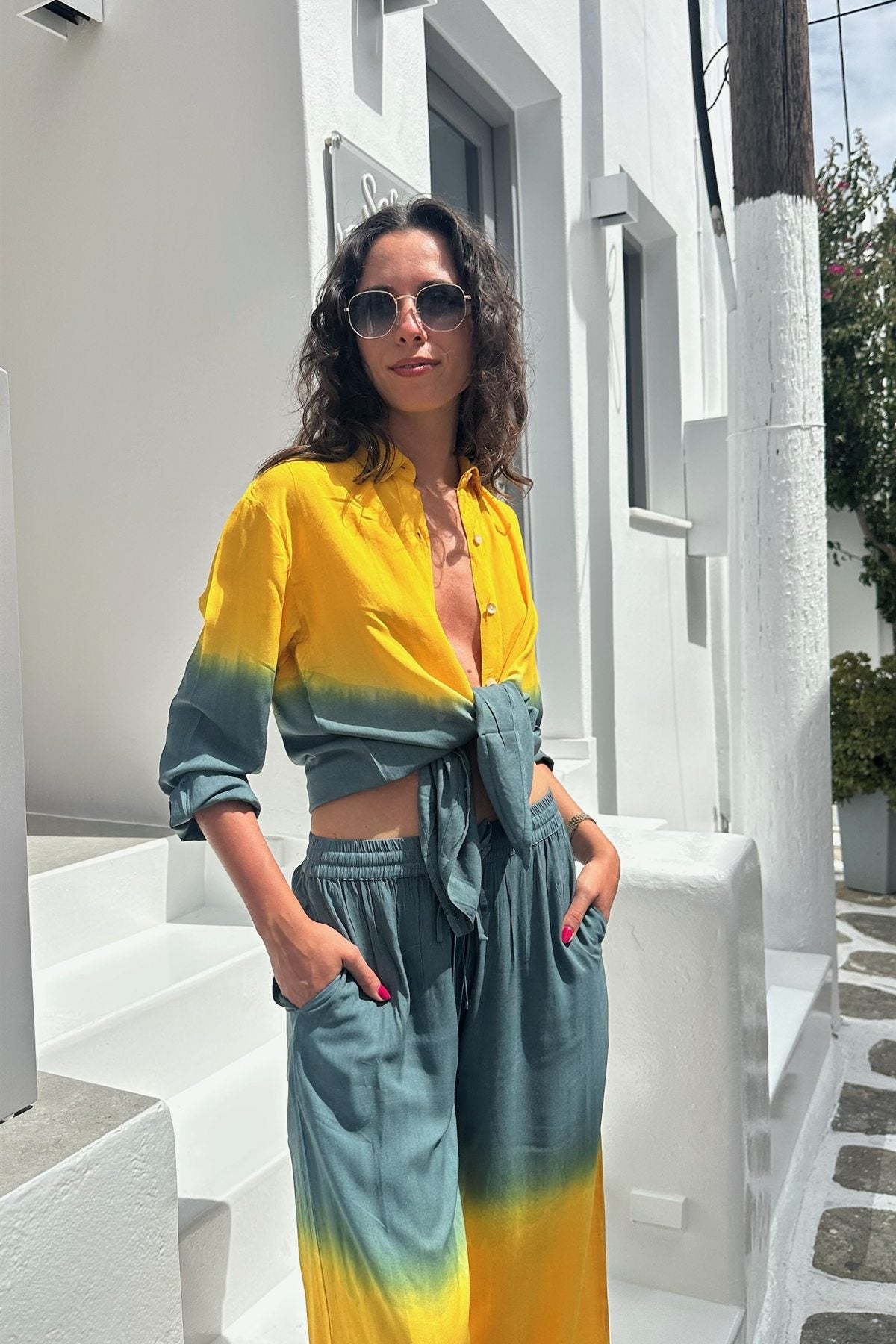 Saffron Tie-Dye Set